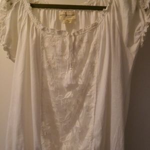 Denim and Supply peasant style blouse.